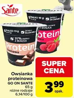 Carrefour Owsianka proteinowa GO ON SANTE oferta