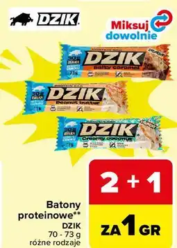 Carrefour Batony proteinowe** DZIK oferta