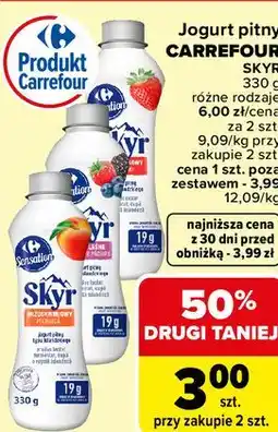Carrefour Jogurt pitny CARREFOUR SKYR oferta