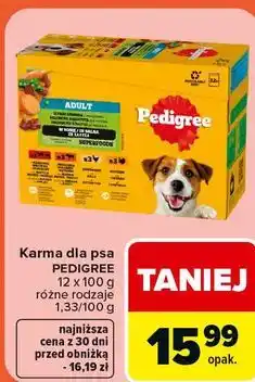 Carrefour Karma dla psa PEDIGREE oferta