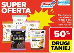 Carrefour Ciastka keto, proteinowe* FRANK & OLI oferta