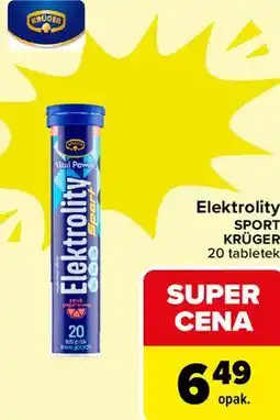 Carrefour Elektrolity SPORT KRÜGER 20 tabletek oferta