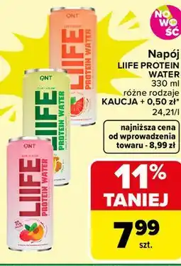 Carrefour Napój LIIFE PROTEIN WATER oferta