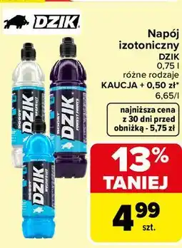Carrefour Napój izotoniczny DZIK oferta