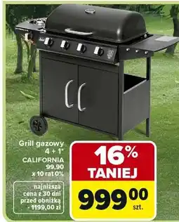 Carrefour Grill gazowy California 4 + 1 oferta