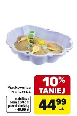 Carrefour Piaskownica muszelka oferta
