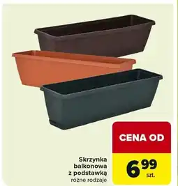 Carrefour Skrzynka balkonowa z podstawką różne rodzaje oferta