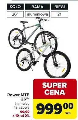 Carrefour Rower MTB 26 oferta
