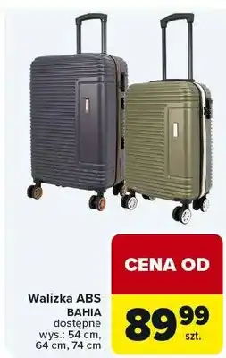 Carrefour Walizka ABS Bahia dostępne wys.: 54 cm, 64 cm, 74 cm oferta
