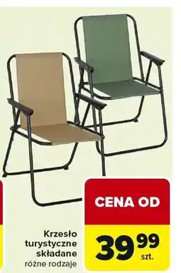 Carrefour Krzesło turystyczne składane oferta