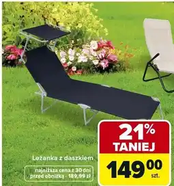 Carrefour Leżanka z daszkiem oferta