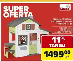 Carrefour Domek z kuchnią Neo Friends Smoby 149,90 x 10 rat 0% oferta