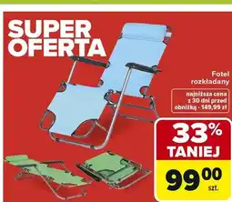 Carrefour Fotel rozkładany oferta
