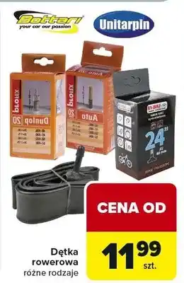 Dętka rowerowa różne rodzaje