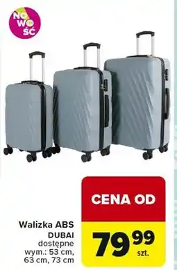 Carrefour Walizka ABS Dubai dostępne wys.: 55 cm, 63 cm, 73 cm oferta