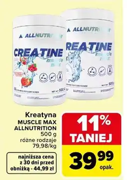 Carrefour Kreatyna różne rodzaje oferta