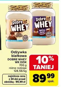 Carrefour Odżywka białkowa różne rodzaje oferta