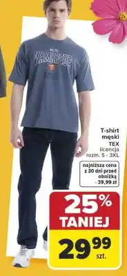 Carrefour T-shirt męski licencja oferta