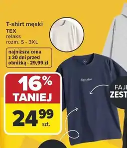 Carrefour T-shirt męski relaks oferta