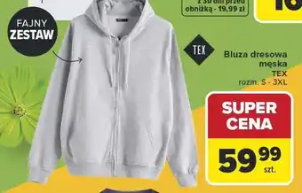 Carrefour Bluza dresowa męska oferta