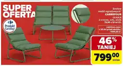 Carrefour Zestaw mebli ogrodowych Carrefour Olivka 2 krzesła, sofa, stolik oferta