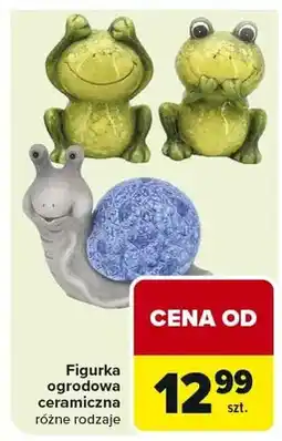 Carrefour Figurka ogrodowa ceramiczna różne rodzaje oferta