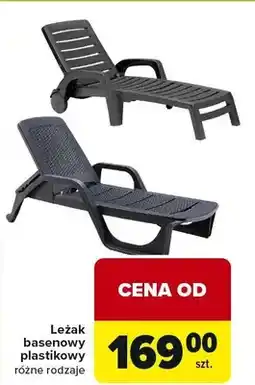 Carrefour Leżak basenowy plastikowy różne rodzaje oferta