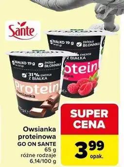 Carrefour Owsianka proteinowa różne rodzaje oferta