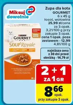 Carrefour Zupa dla kota łosoś, tuńczyk oferta