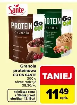 Carrefour Granola proteinowa różne rodzaje oferta