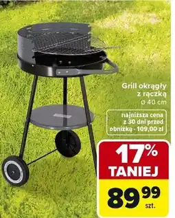 Carrefour Grill okrągły z rączką oferta