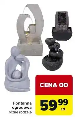 Carrefour Fontanna ogrodowa różne rodzaje oferta