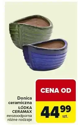 Carrefour Donica ceramiczna mrozoodporna różne rodzaje oferta