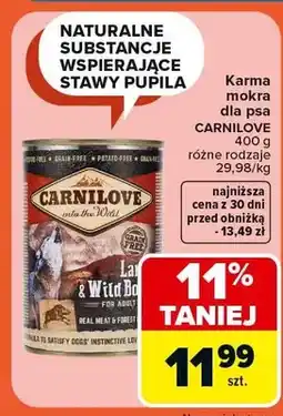 Carrefour Karma mokra dla psa różne rodzaje oferta