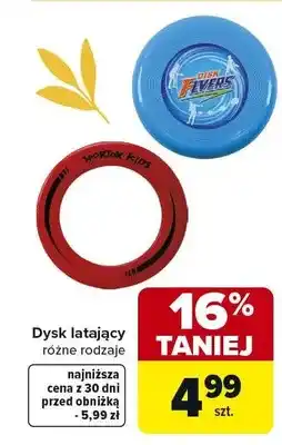 Carrefour Dysk latający różne rodzaje oferta
