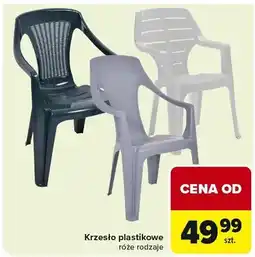 Carrefour Krzesło plastikowe różne rodzaje oferta