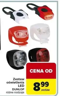 Carrefour Zestaw oświetlenia LED Dunlop różne rodzaje oferta