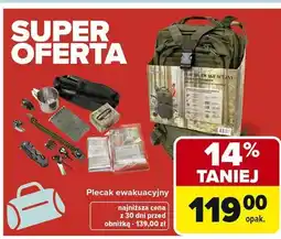 Carrefour Plecak ewakuacyjny oferta