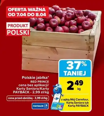Carrefour Jabłka polskie Red Prince oferta