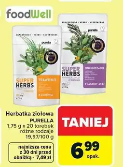 Carrefour Herbatka ziołowa różne rodzaje oferta