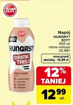 Carrefour Napój różne rodzaje oferta