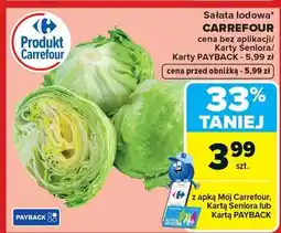 Carrefour Sałata lodowa oferta