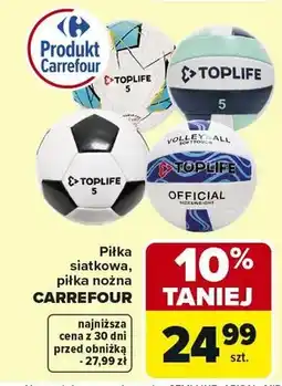 Carrefour Piłka siatkowa, piłka nożna Carrefour oferta