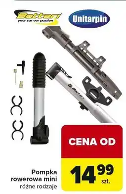 Carrefour Pompka rowerowa mini różne rodzaje oferta