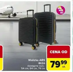 Carrefour Walizka ABS Ibiza dostępne wys.: 54 cm, 64 cm, 74 cm oferta