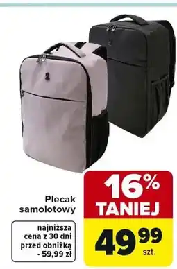 Carrefour Plecak samolotowy oferta