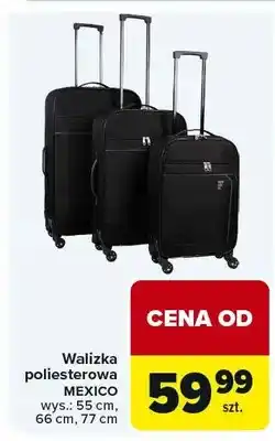 Carrefour Walizka poliestrowa Mexico wys.: 55 cm, 66 cm, 77 cm oferta
