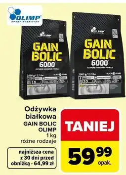 Carrefour Odżywka białkowa Gain Bolic 6000 oferta