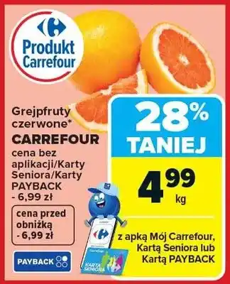 Carrefour Grejpfruty czerwone oferta