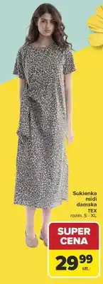 Carrefour Sukienka midi damska oferta